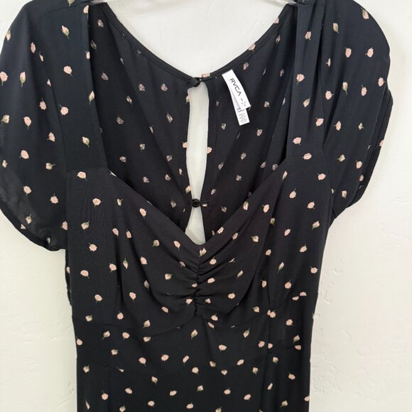 RVCA Secrets Midi Dress Large - Picture 5 of 8
